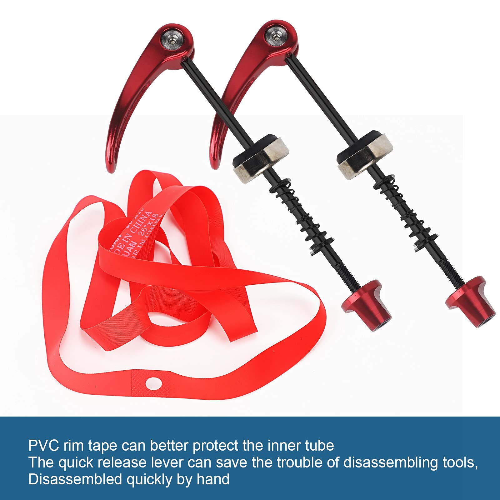 Amazon | マウンテンバイクホイールセット 26インチ 二重壁アルミ合金